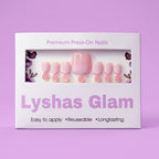 24pcs Nude ombre Fake Toe Nails