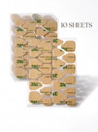 Bundle of 10 Sheets 3M Double-Sided Nail Stickers