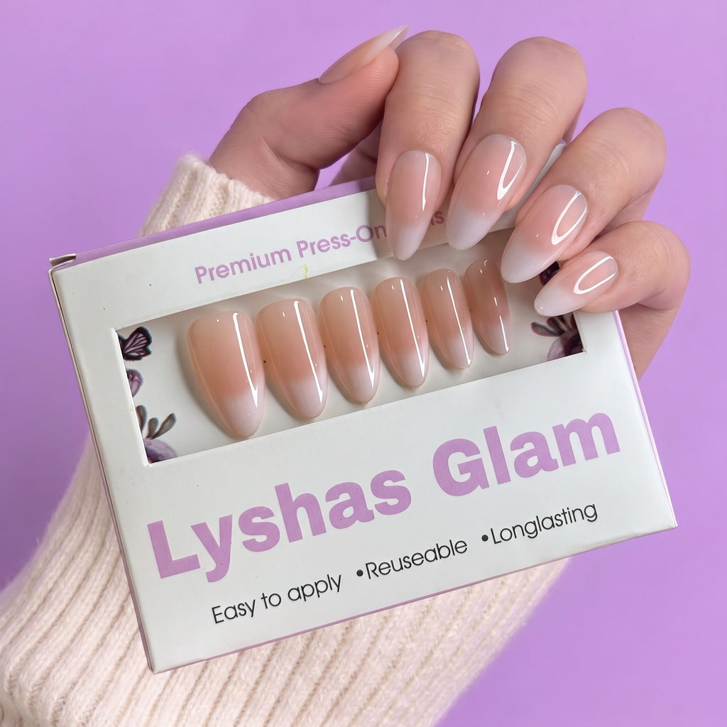 Apricot Hyper-realistic Long Almond with Application kit